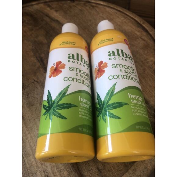 (2) ALBA BOTANICA Sativa Seed Oil Smooth & Soothe Conditioner, 12 oz - Picture 6 of 6